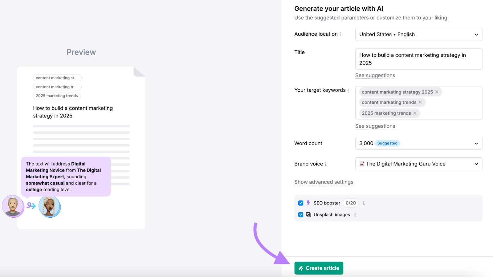 Using Semrush Content Toolkit for SaaS content